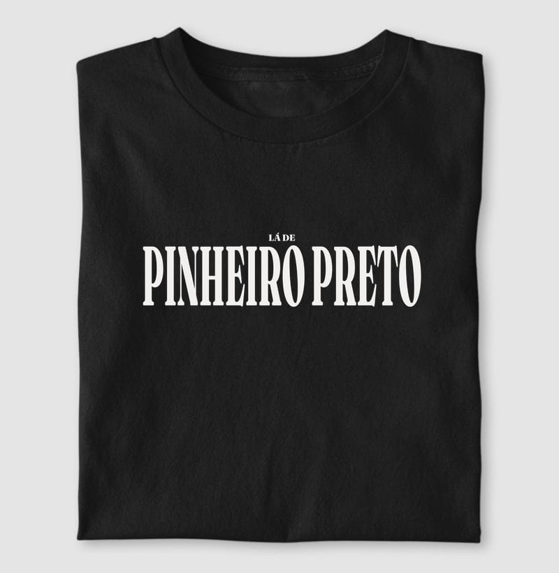 Camiseta Tipografia de Pinheiro Preto