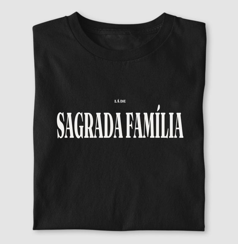 Camiseta Tipografia de Sagrada Família