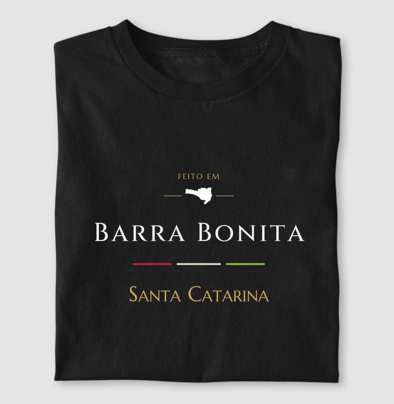 Camiseta Feito em de Barra Bonita