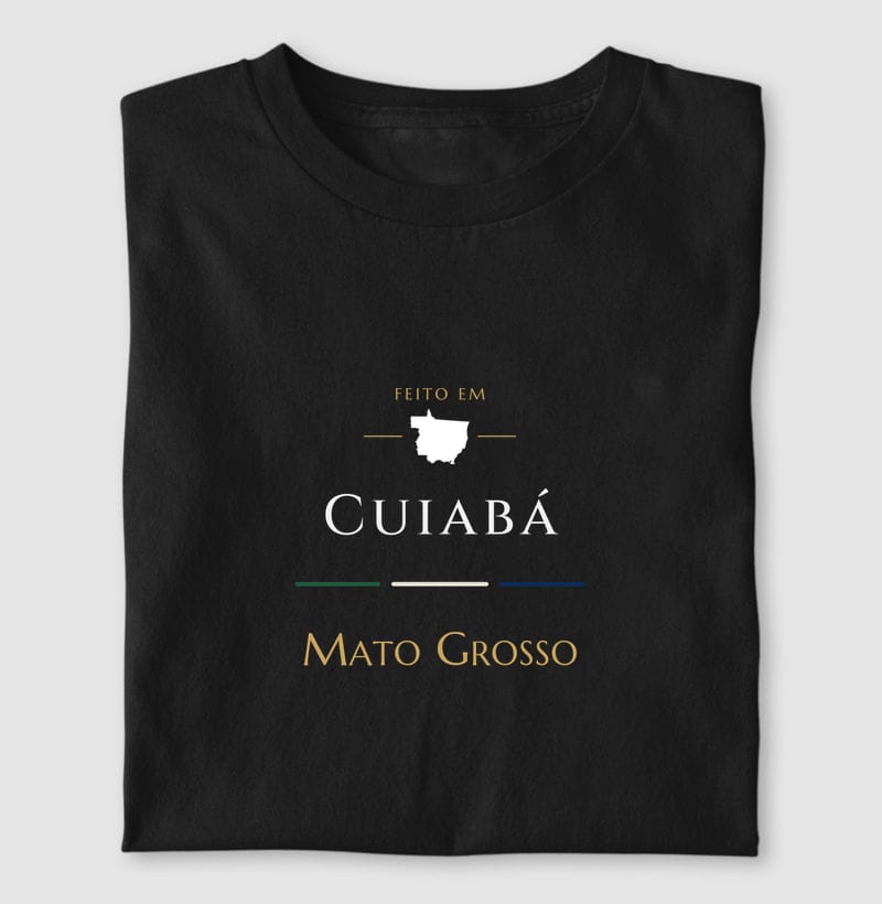 Camiseta Feito em de Cuiabá