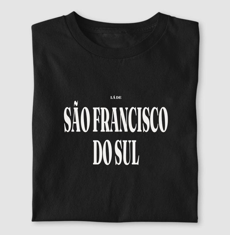 Camiseta Tipografia de São Francisco do Sul