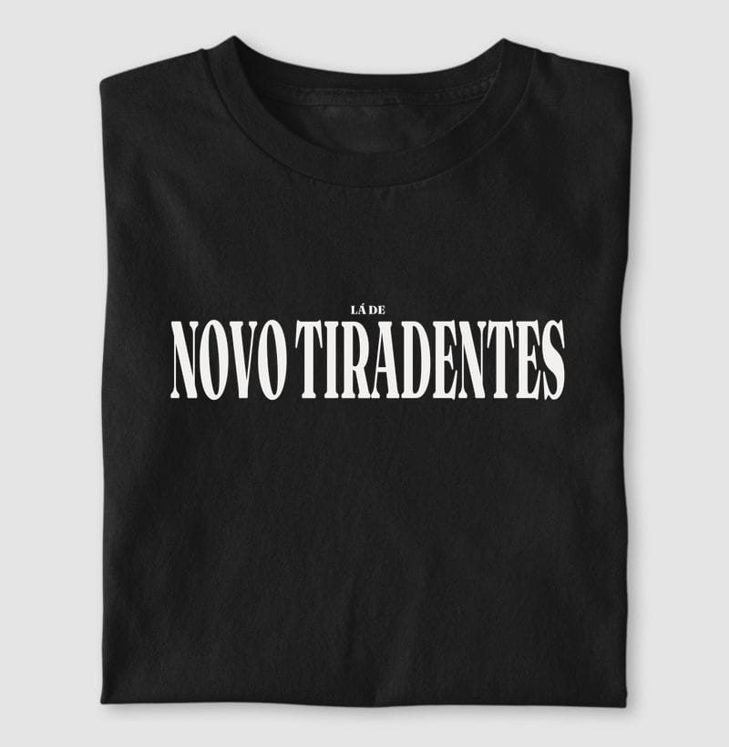 Camiseta Tipografia de Novo Tiradentes