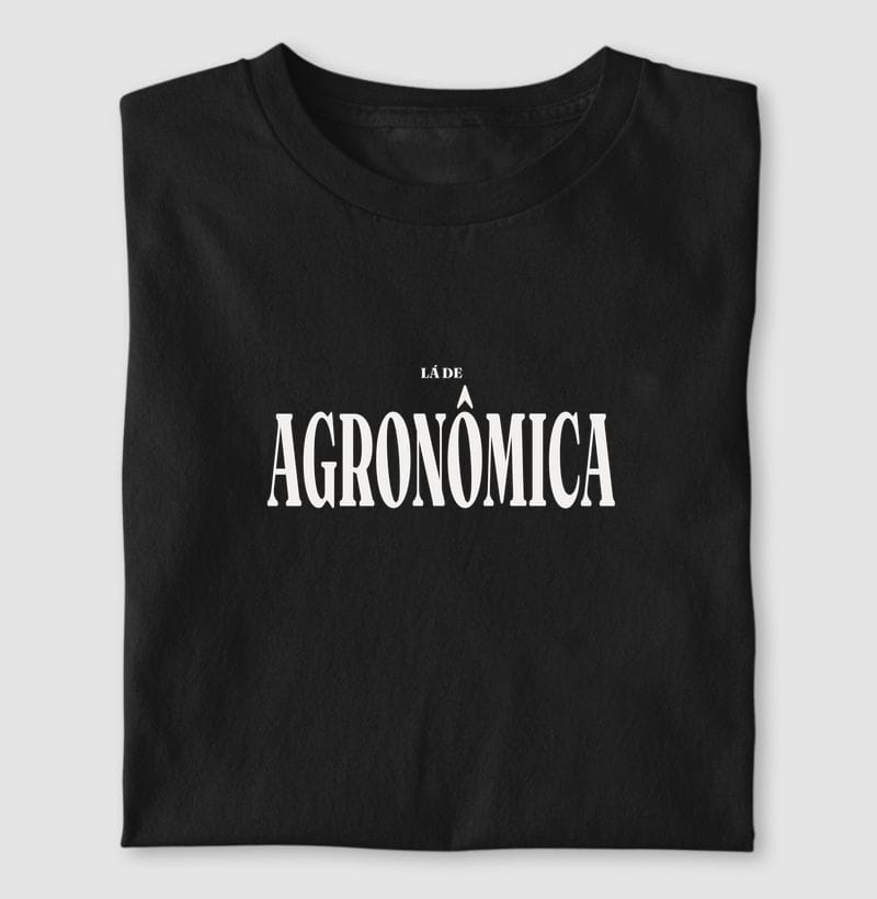 Camiseta Tipografia de Agronômica