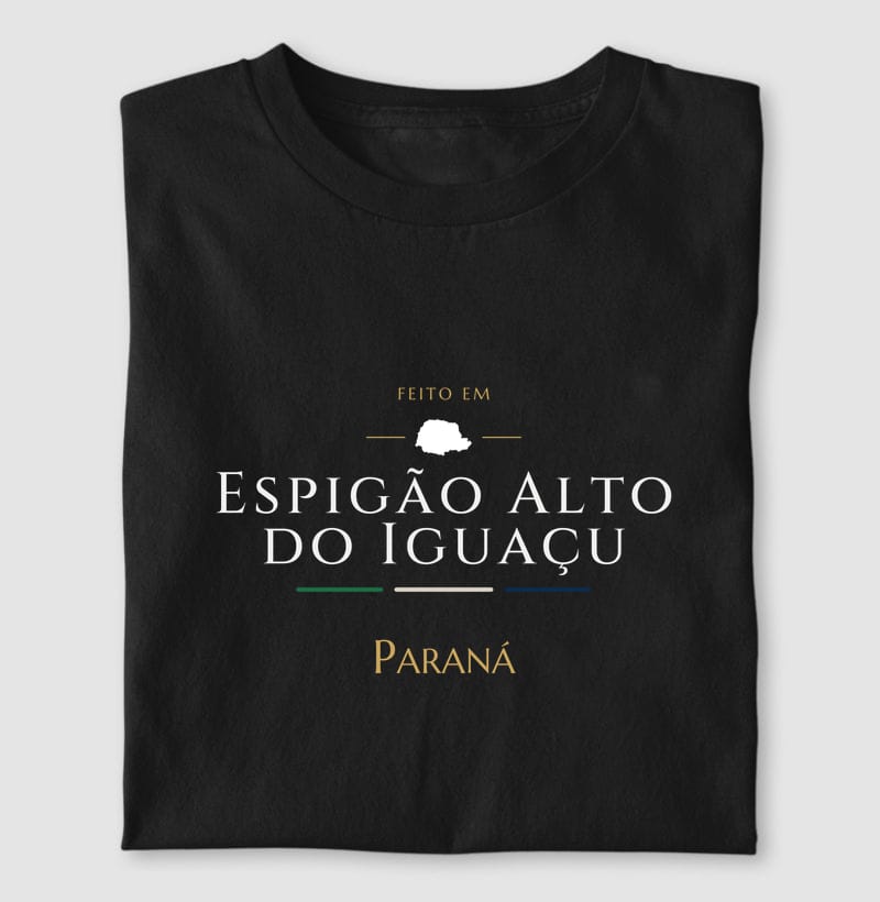 Camiseta Feito em de Espigão Alto do Iguaçu
