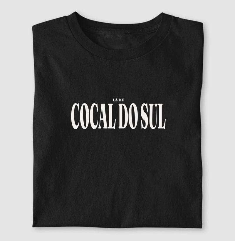 Camiseta Tipografia de Cocal do Sul