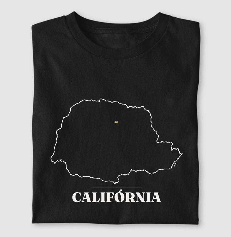 Camiseta Traço de Califórnia