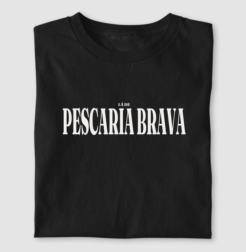 Camiseta Tipografia de Pescaria Brava