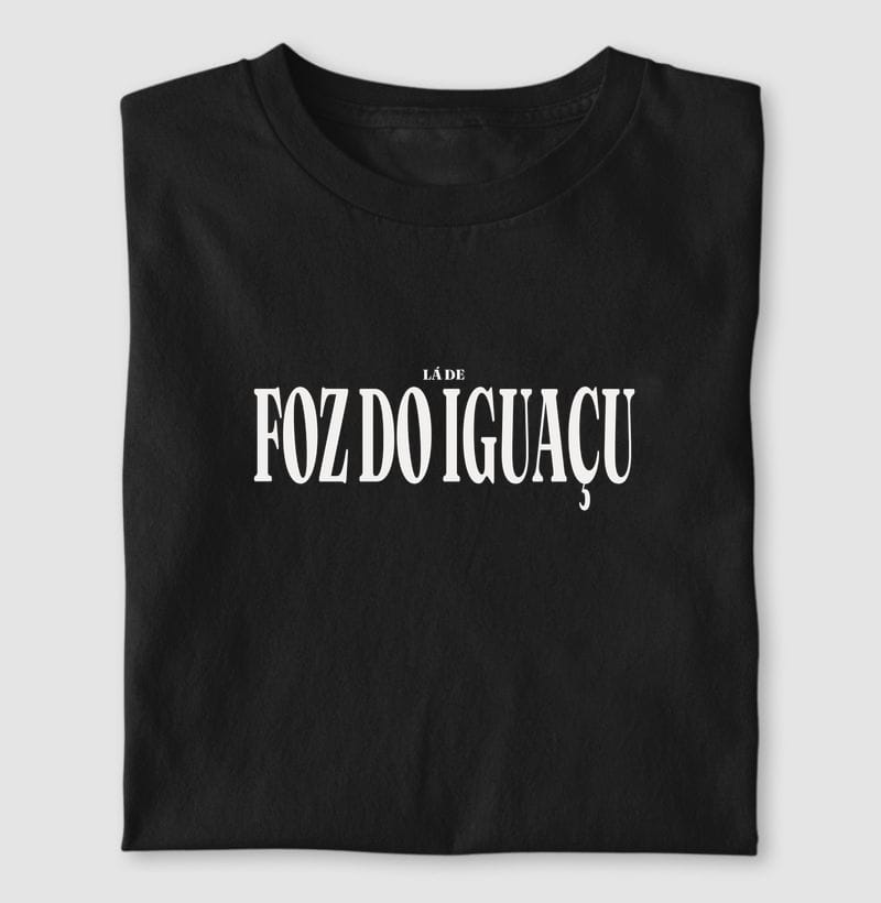 Camiseta Tipografia de Foz do Iguaçu