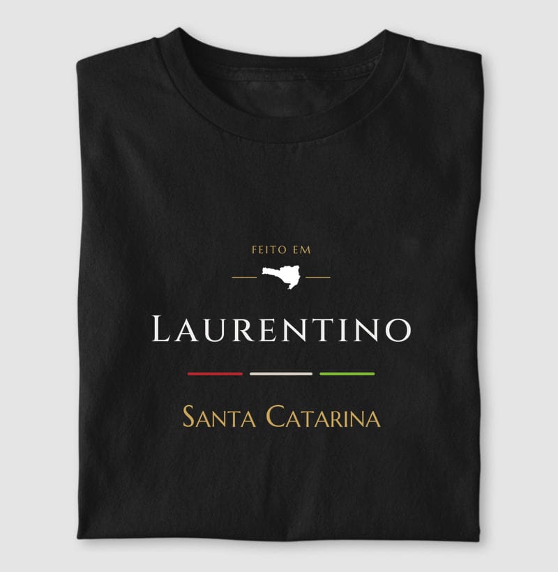 Camiseta Feito em de Laurentino