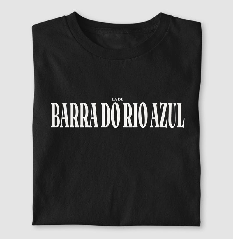 Camiseta Tipografia de Barra do Rio Azul