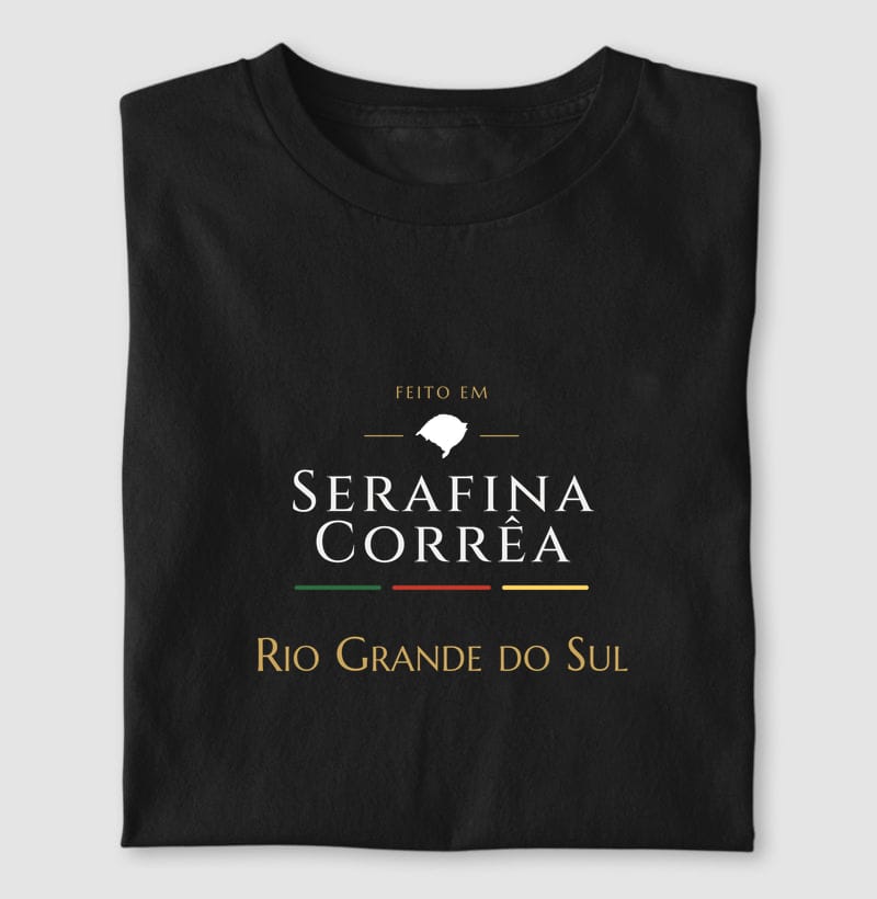 Camiseta Feito em de Serafina Corrêa