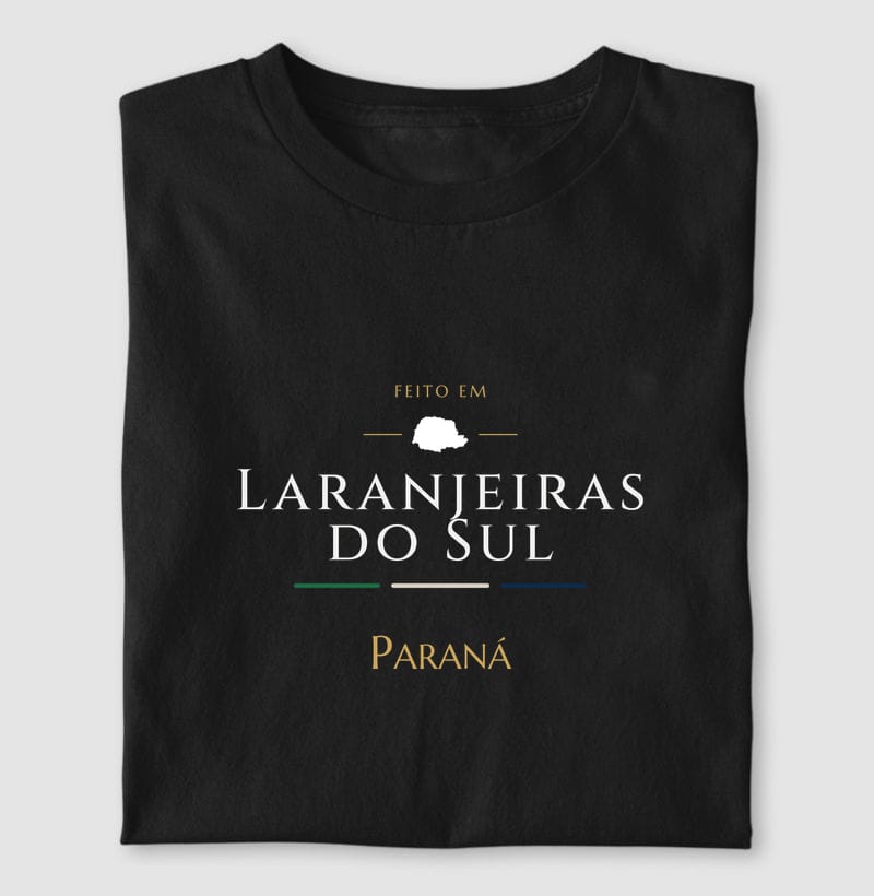 Camiseta Feito em de Laranjeiras do Sul