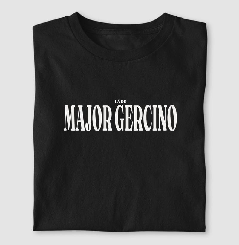 Camiseta Tipografia de Major Gercino