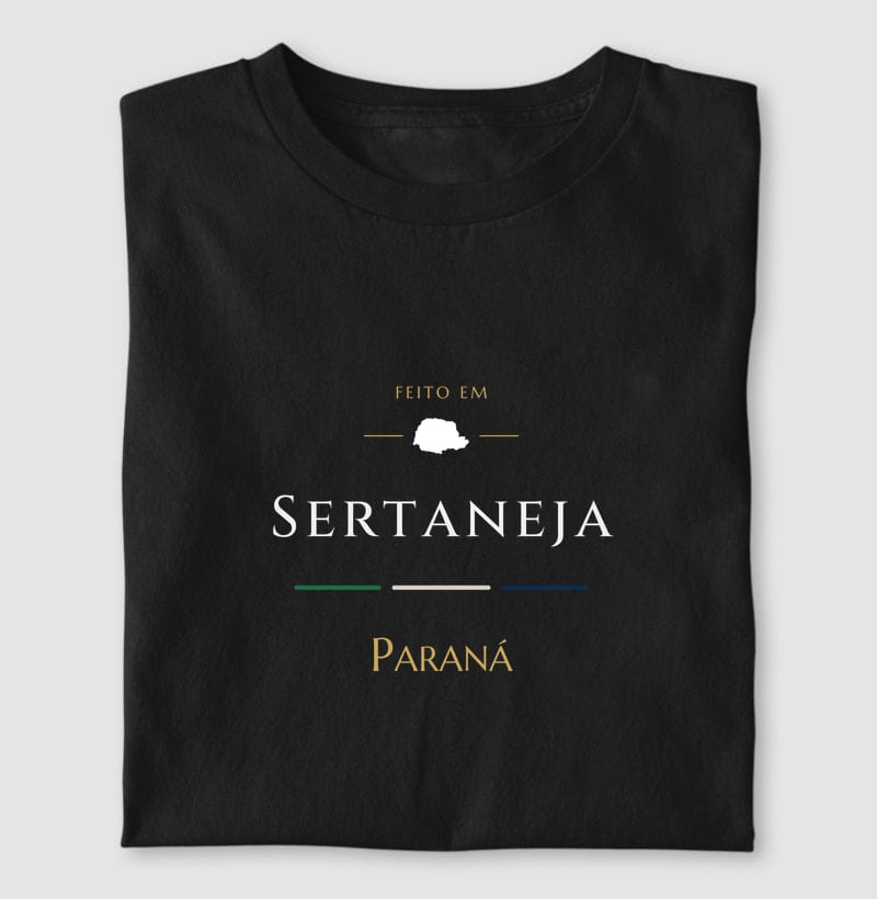 Camiseta Feito em de Sertaneja