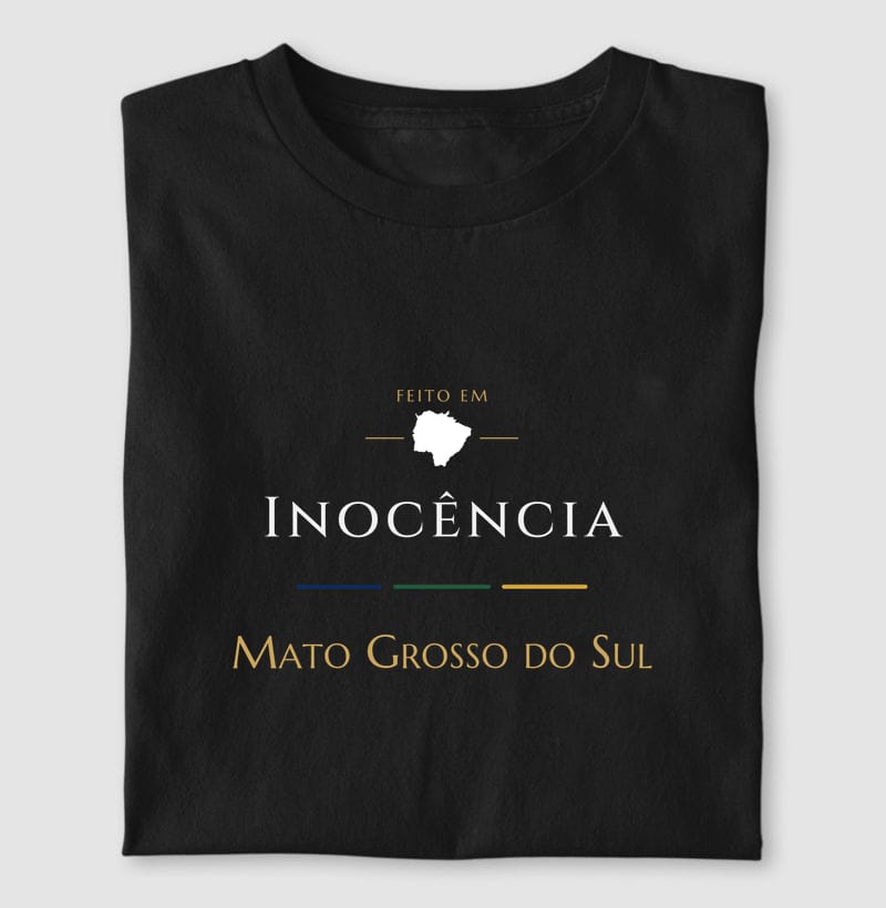 Camiseta Feito em de Inocência
