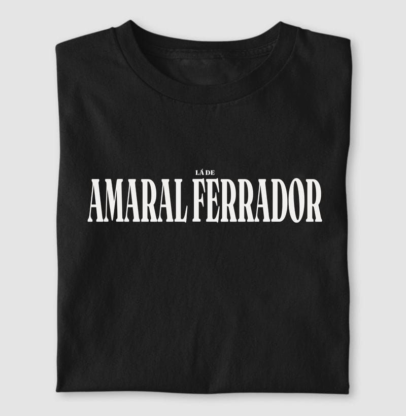 Camiseta Tipografia de Amaral Ferrador