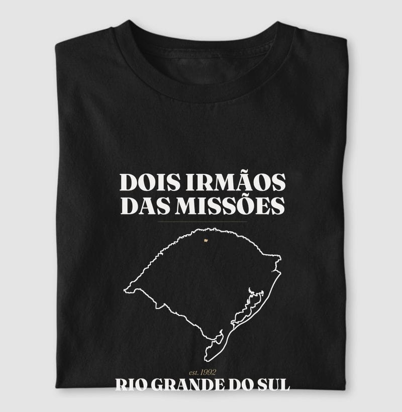 Camiseta Legado de Dois Irmãos das Missões