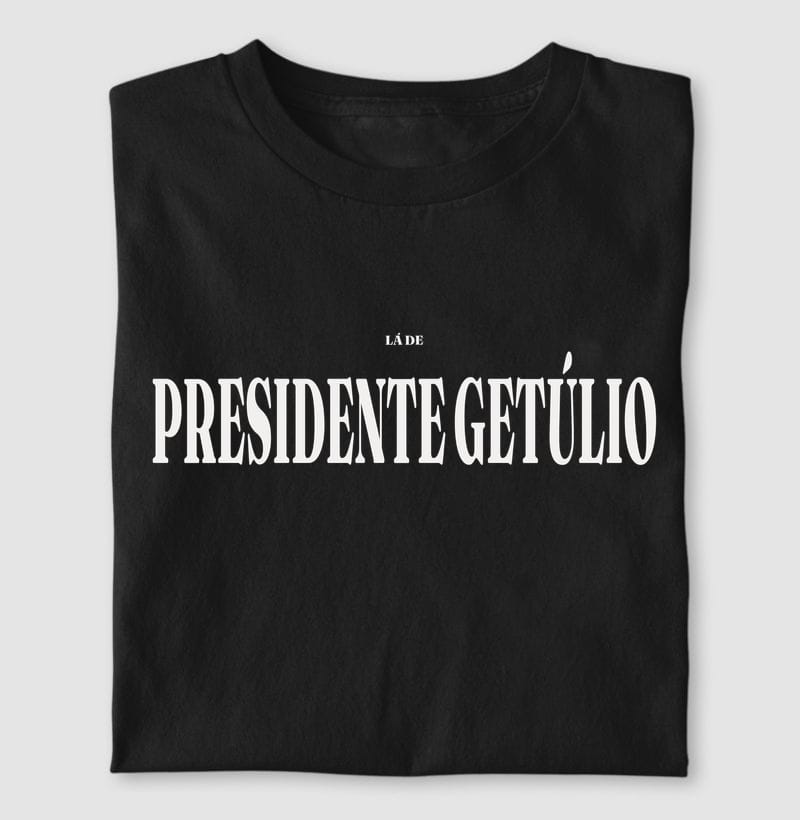 Camiseta Tipografia de Presidente Getúlio