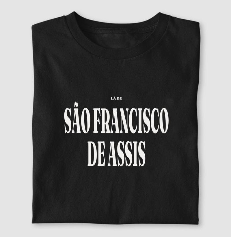 Camiseta Tipografia de São Francisco de Assis