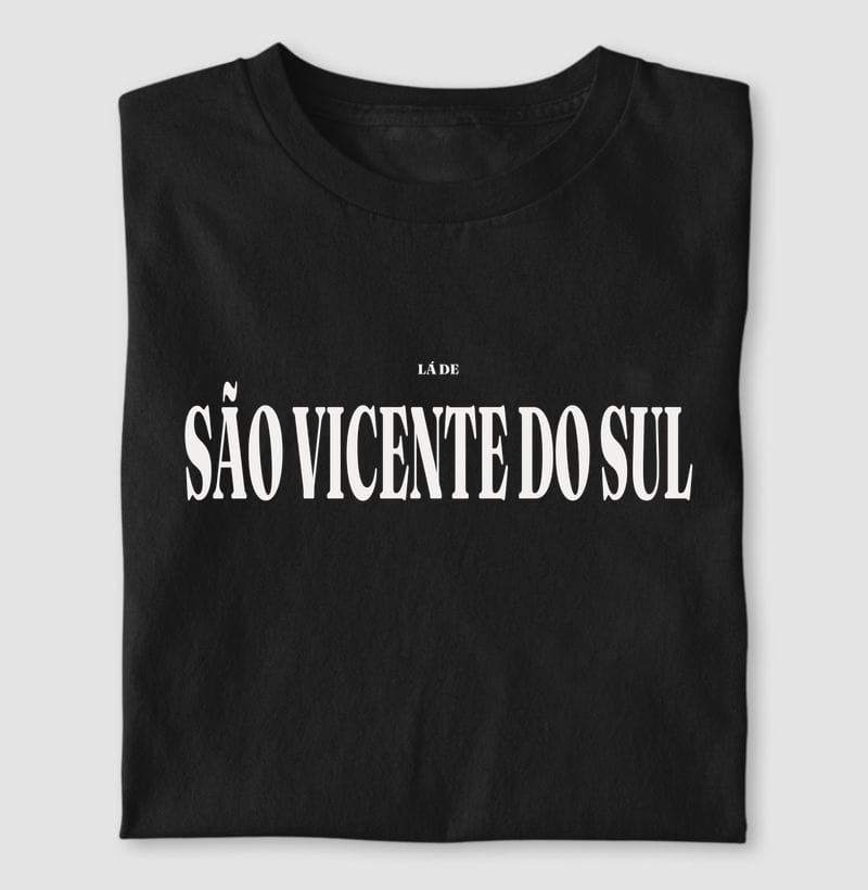 Camiseta Tipografia de São Vicente do Sul