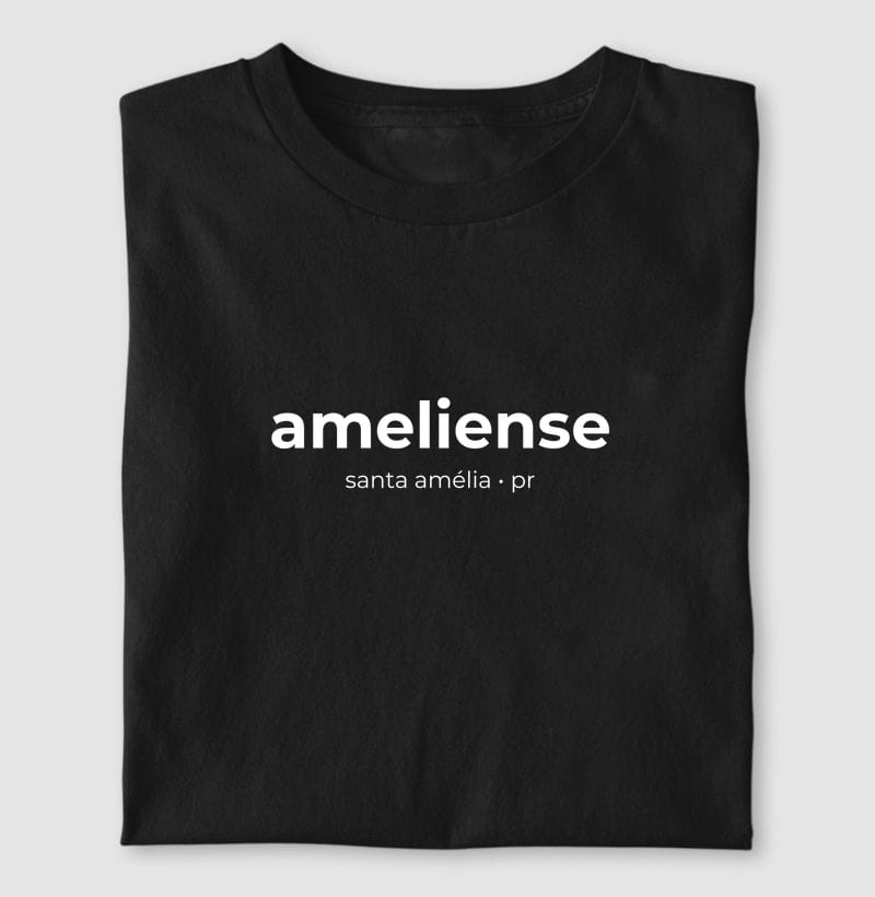 Camiseta Gentílico de Santa Amélia