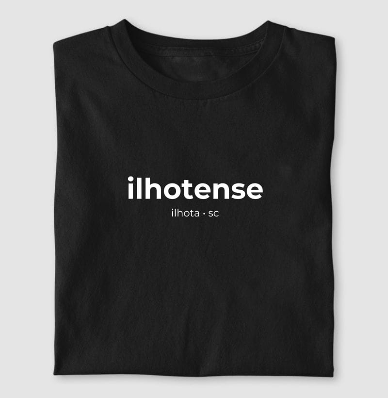Camiseta Gentílico de Ilhota