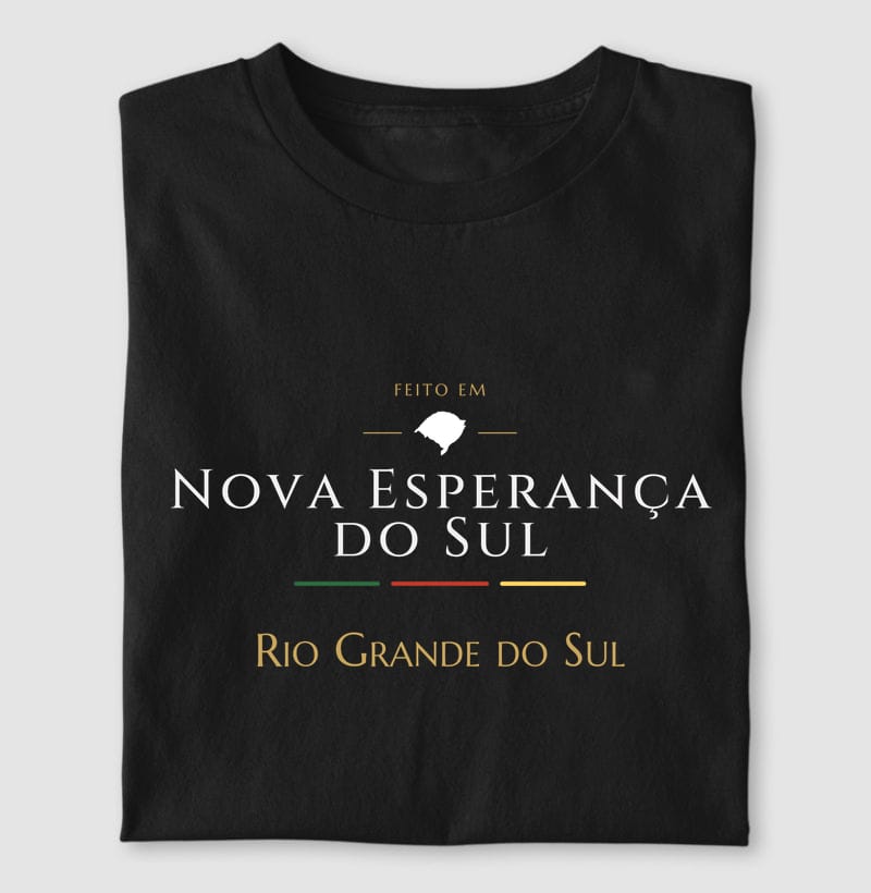 Camiseta Feito em de Nova Esperança do Sul