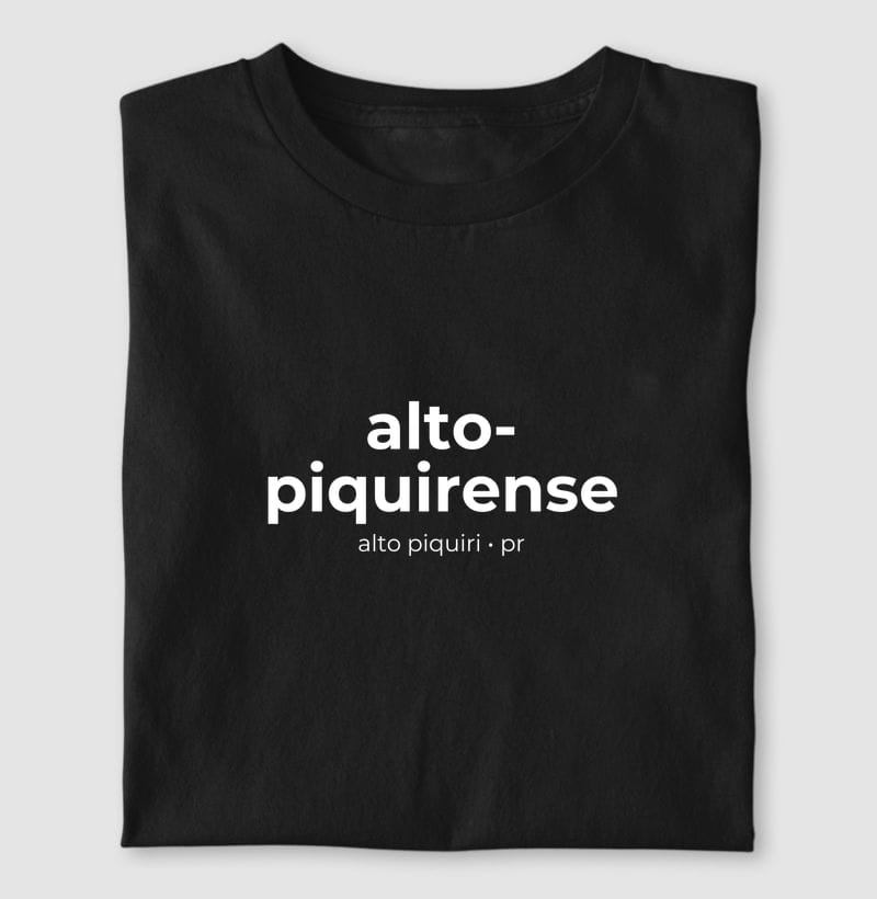 Camiseta Gentílico de Alto Piquiri