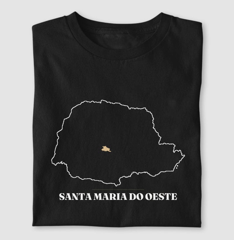 Camiseta Traço de Santa Maria do Oeste