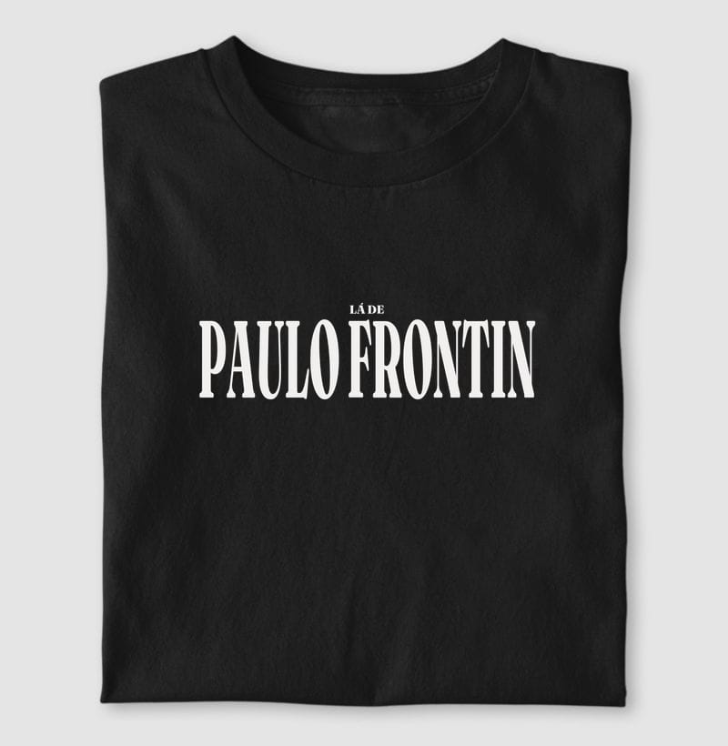 Camiseta Tipografia de Paulo Frontin