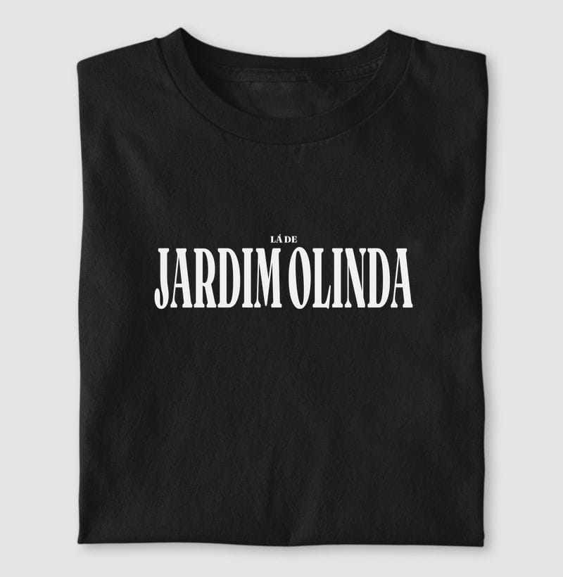 Camiseta Tipografia de Jardim Olinda