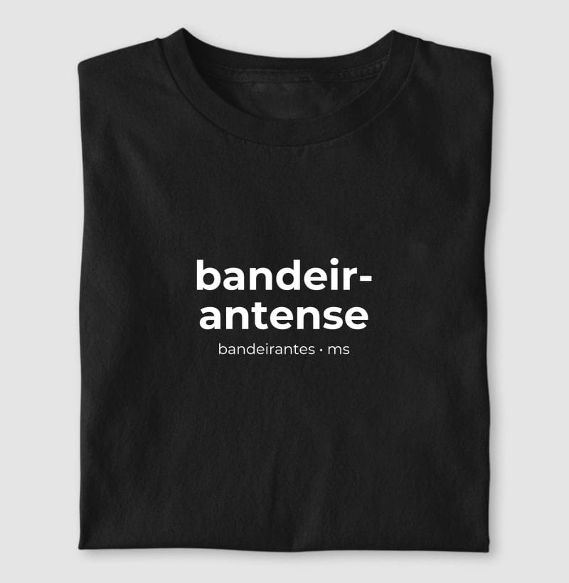 Camiseta Gentílico de Bandeirantes