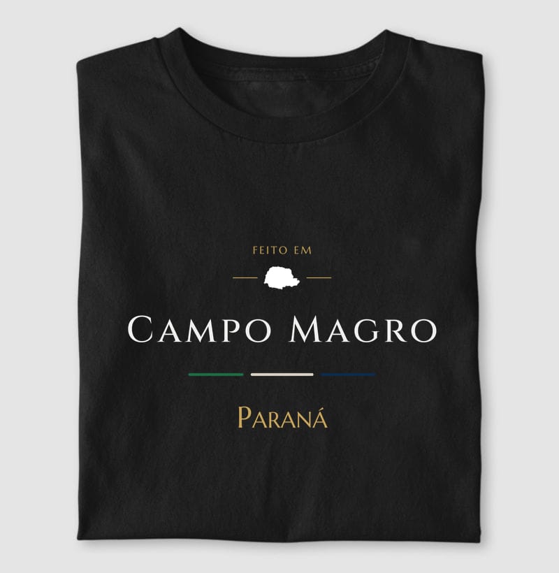 Camiseta Feito em de Campo Magro