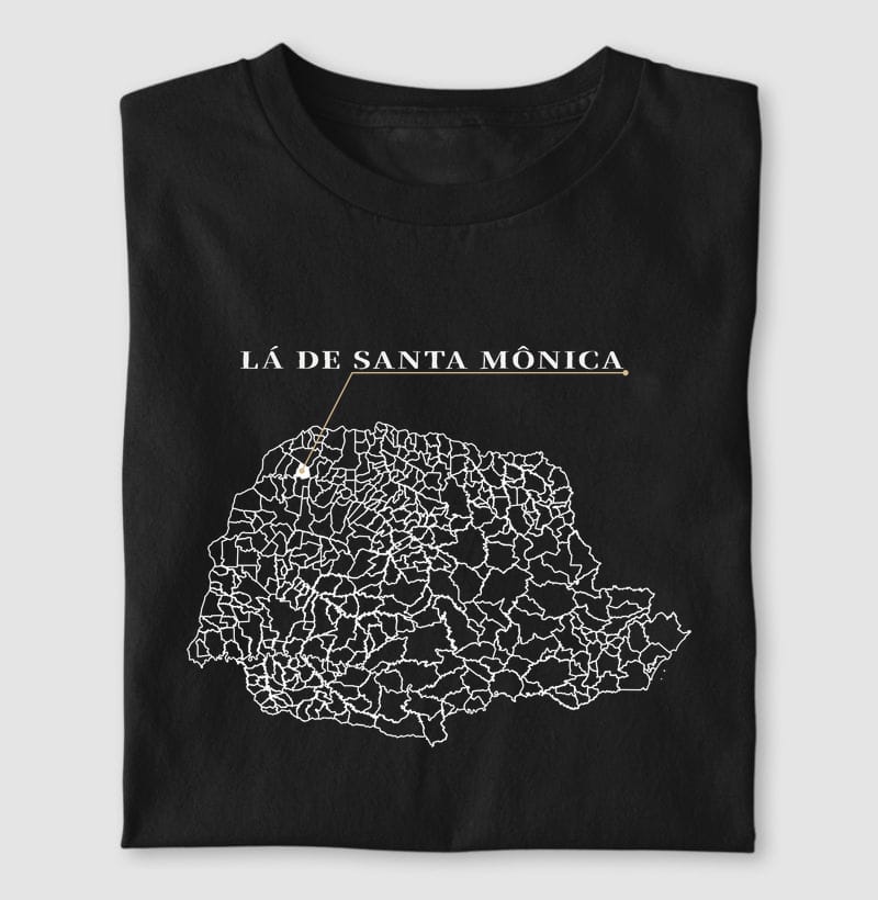 Camiseta Ponto de Origem de Santa Mônica