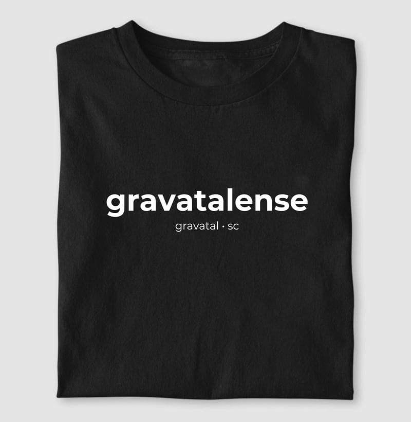 Camiseta Gentílico de Gravatal