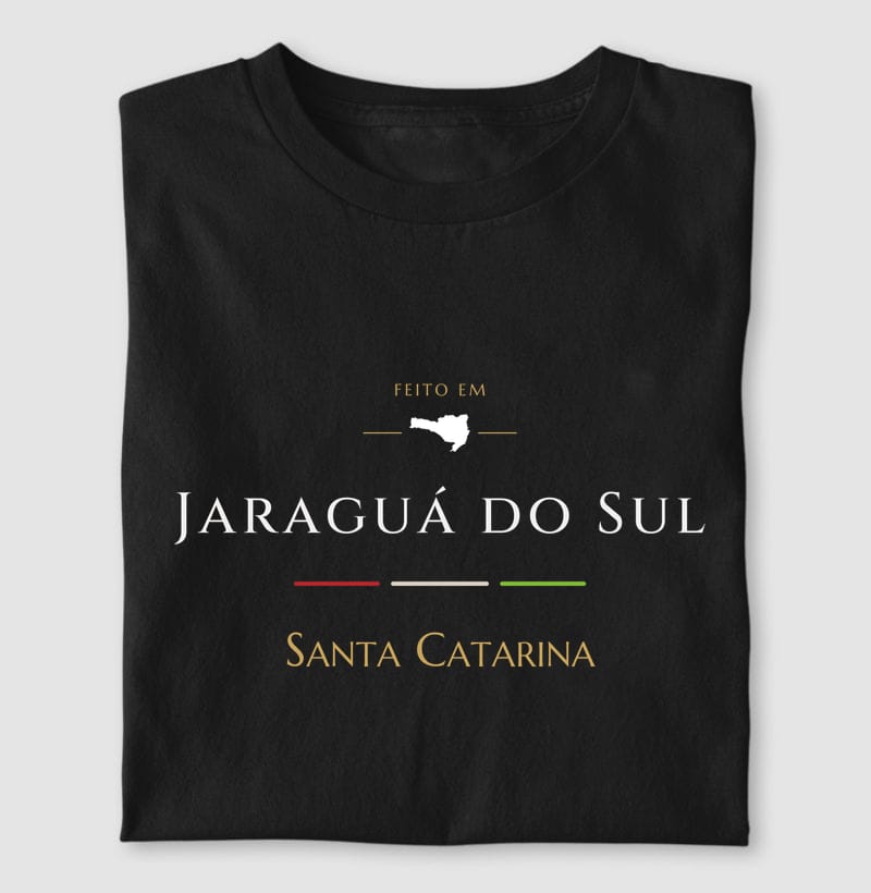 Camiseta Feito em de Jaraguá do Sul