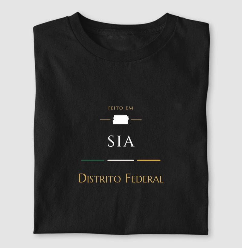 Camiseta Feito em de SIA