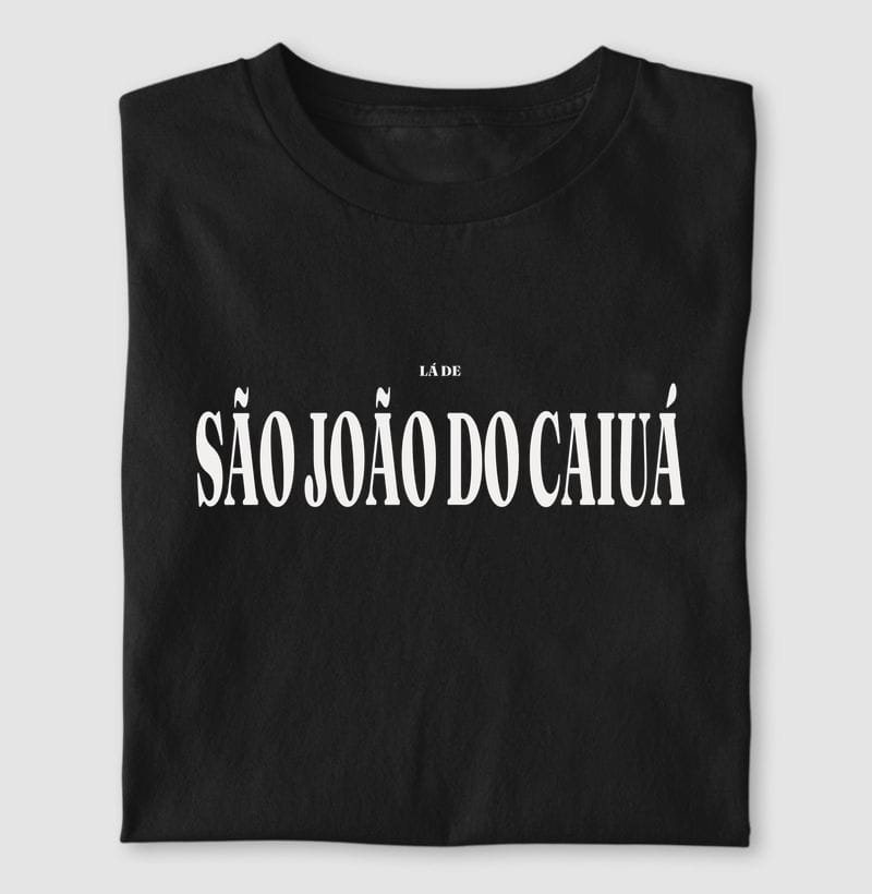 Camiseta Tipografia de São João do Caiuá
