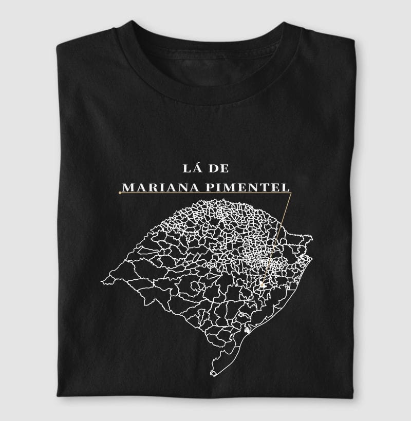 Camiseta Ponto de Origem de Mariana Pimentel