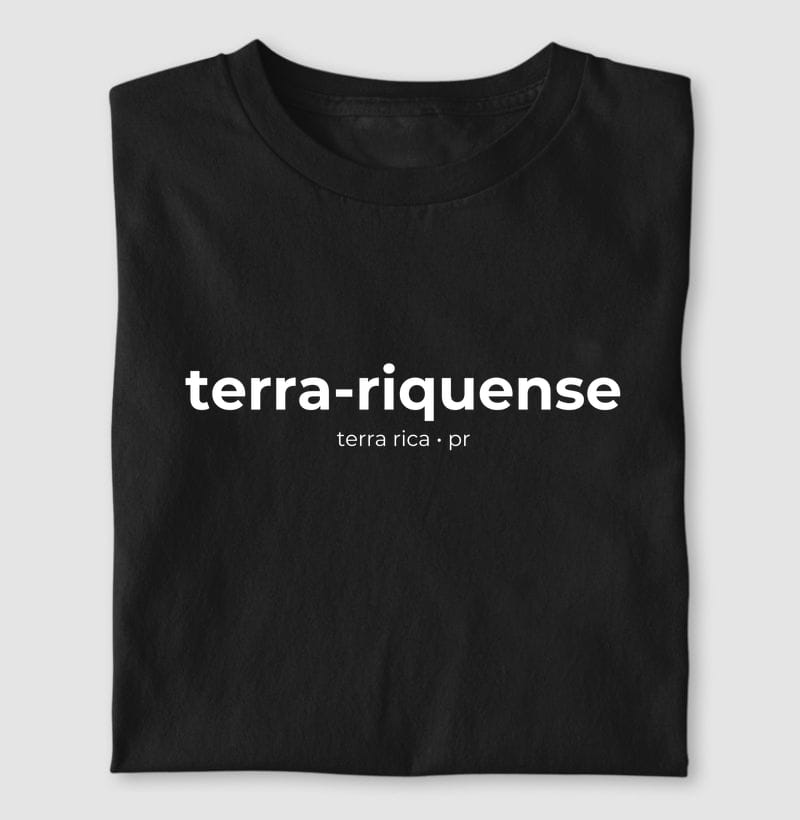 Camiseta Gentílico de Terra Rica