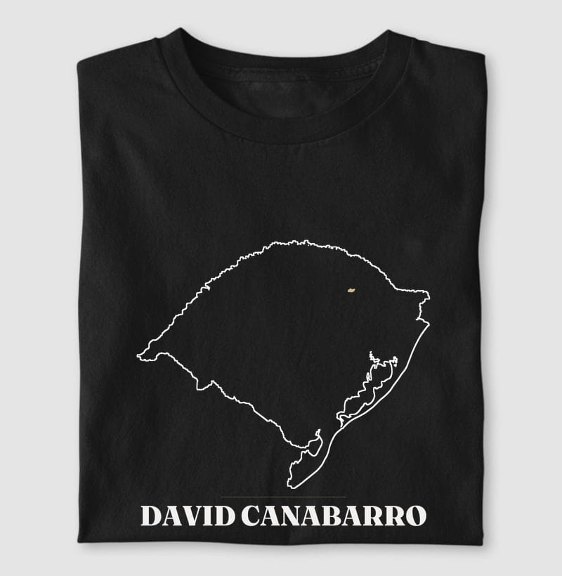 Camiseta Traço de David Canabarro