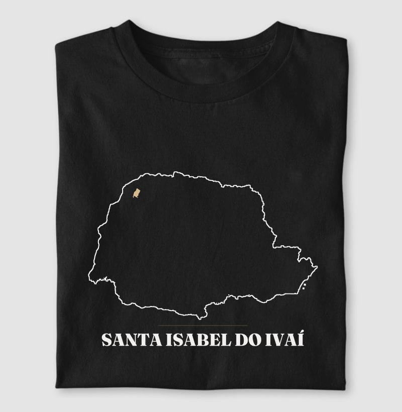Camiseta Traço de Santa Isabel do Ivaí