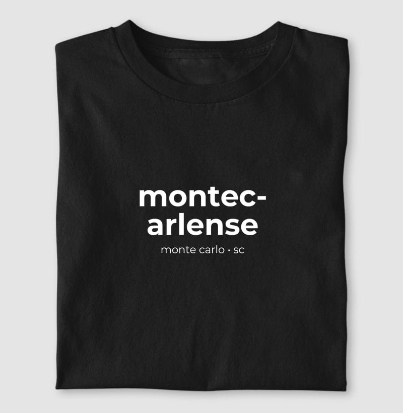 Camiseta Gentílico de Monte Carlo