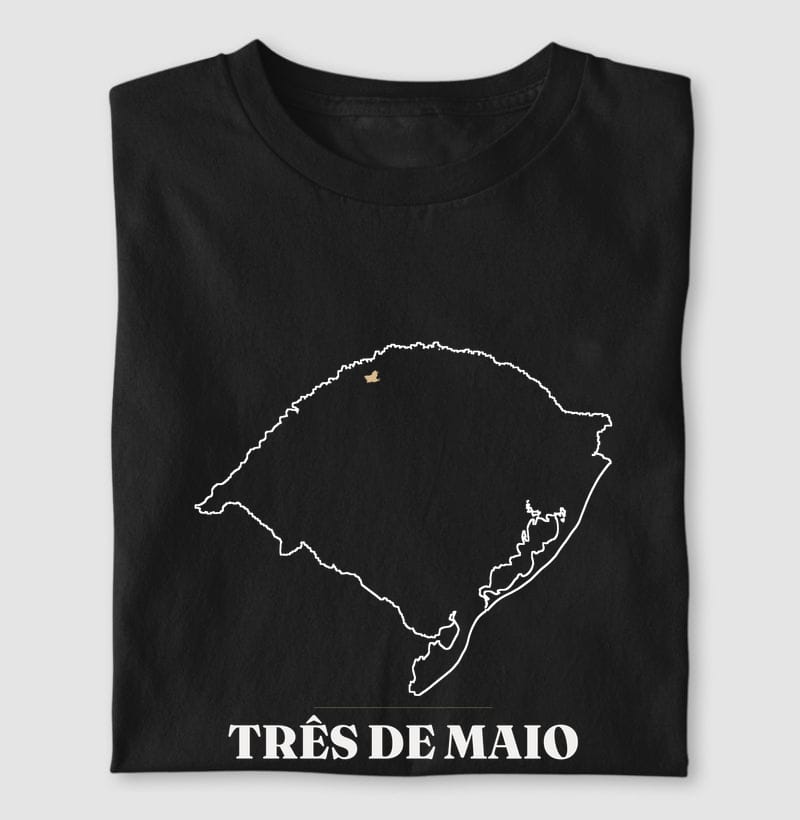 Camiseta Traço de Três de Maio