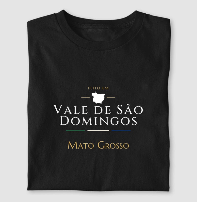 Camiseta Feito em de Vale de São Domingos