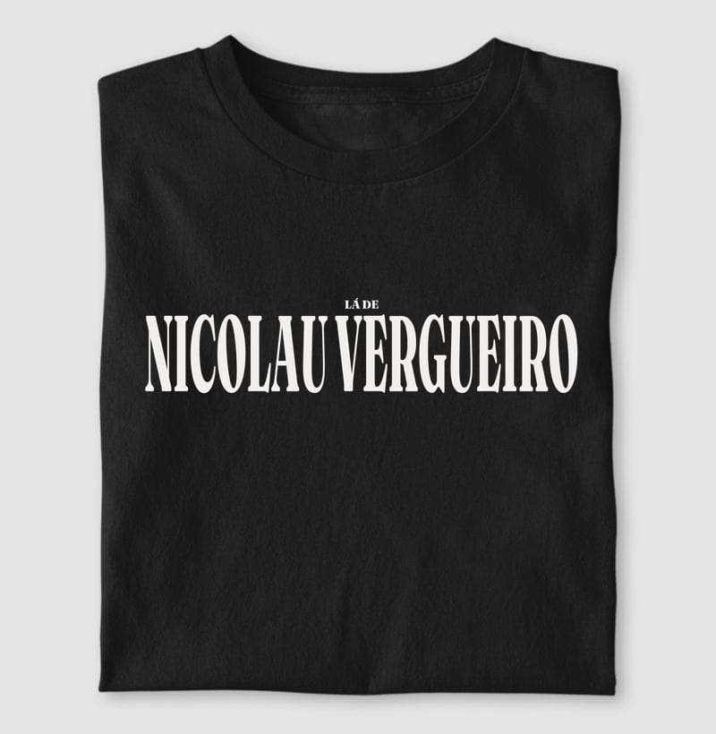 Camiseta Tipografia de Nicolau Vergueiro