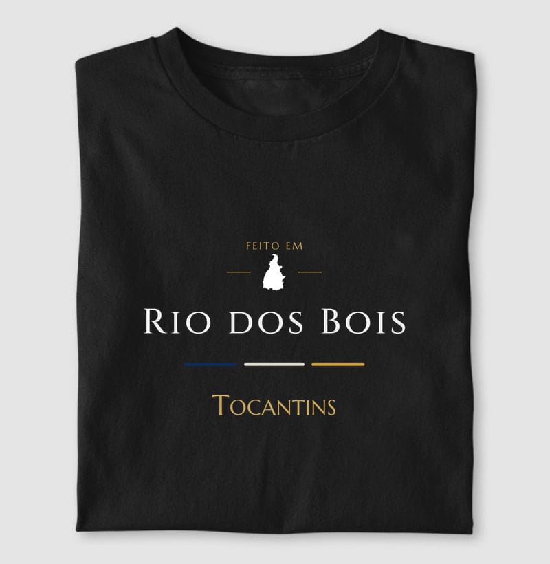 Camiseta Feito em de Rio dos Bois