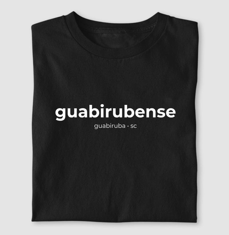 Camiseta Gentílico de Guabiruba