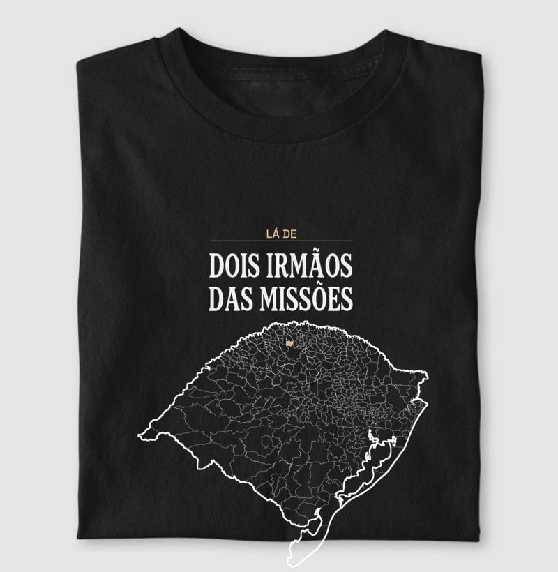 Camiseta Território de Dois Irmãos das Missões
