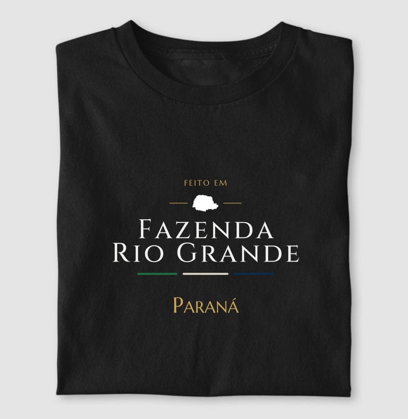 Camiseta Feito em de Fazenda Rio Grande